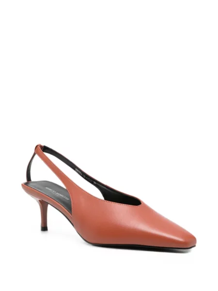 Pantofi cu toc Sergio Moretti Firenze slingback maro