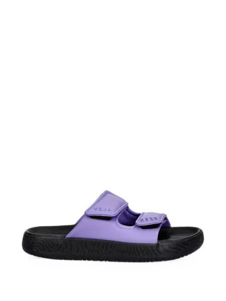 Papuci Veja din piele violet