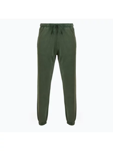 Kalhoty PROSTO Demage washed khaki zelené