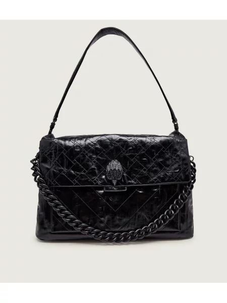 Kurt Geiger De piele geantă pe umăr The Celia negru