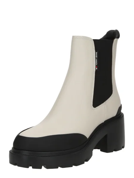 Škornji Tommy Jeans črna