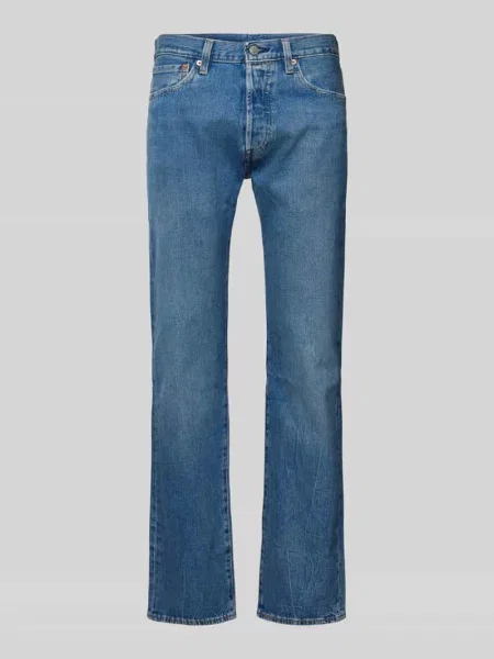 Jeansy o kroju straight fit z mieszanki bawełny model Levi s®ORIGINAL' Levi's niebieskie