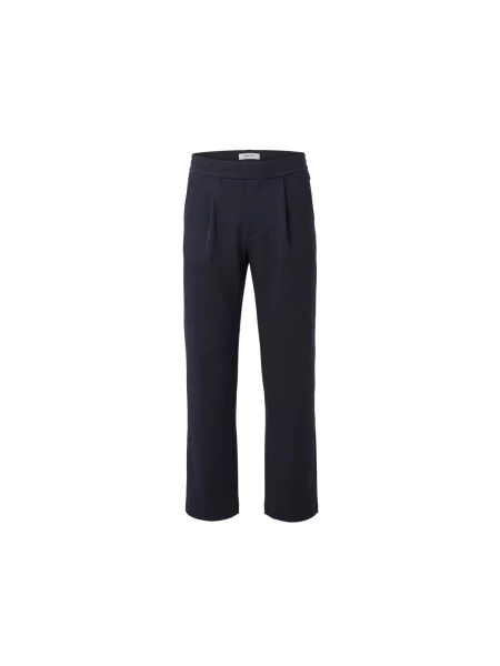 DAN FOX APPAREL Pantaloni Bent bleumarin