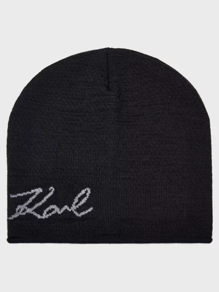 Шапка Karl Lagerfeld чорна