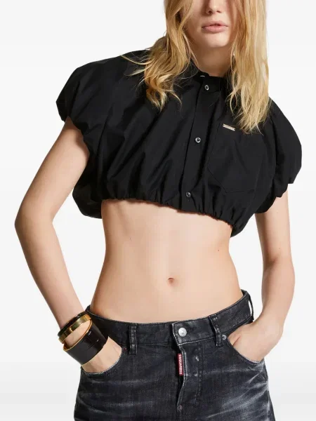 Cropp cămașă Dsquared2 negru