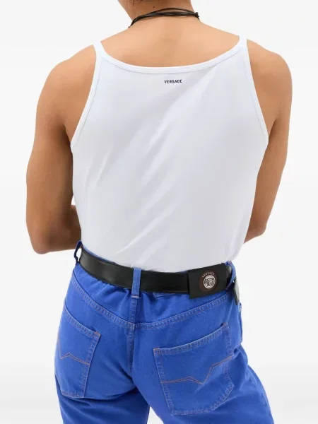 Košile Versace jersey bílá