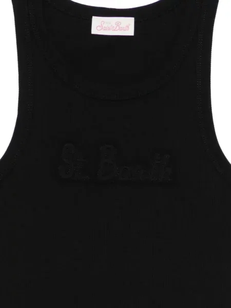 Top Mc2 Saint Barth cu autograf negru