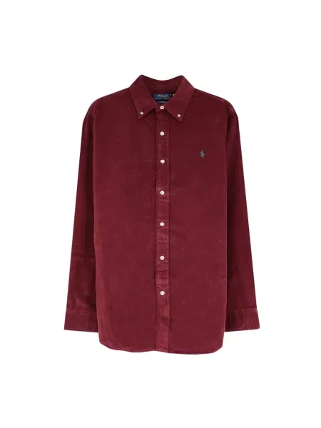 Koszula Polo Ralph Lauren z twillu czerwona