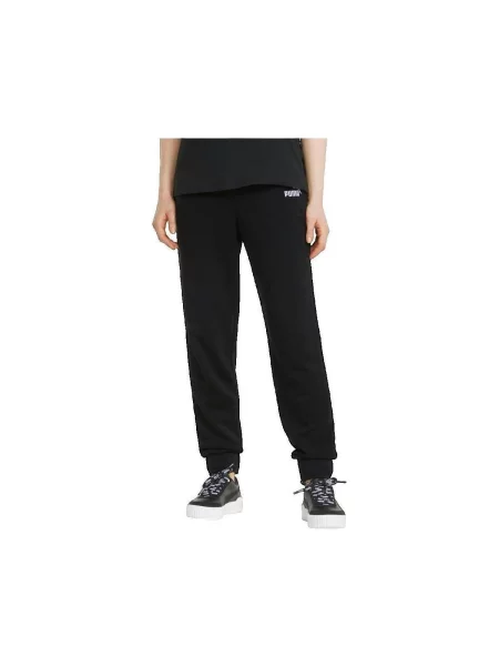 Pantaloni Puma cu broderie negru