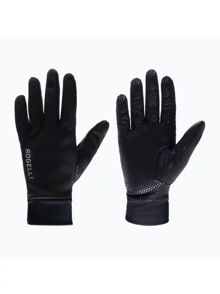 Велосипедні рукавички Rogelli Laval Mid Season LW Windproof black чорні