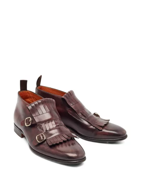 Oxford Santoni din piele maro