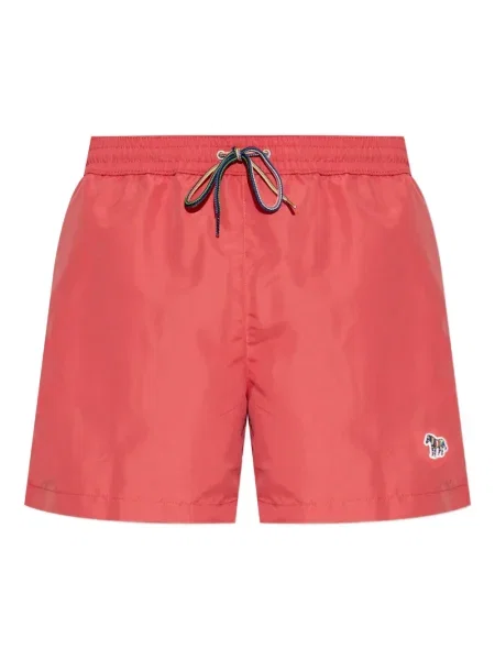 Slip de baie Paul Smith cu model zebră roșu