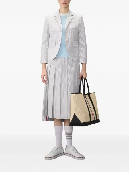 Scurt tricou Thom Browne albastru