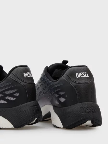 Кроссовки Diesel с принтом черные