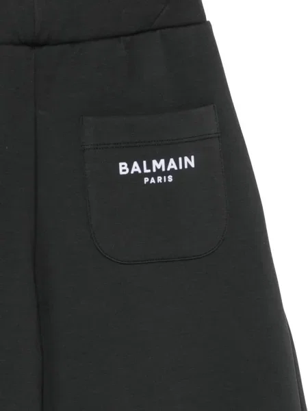Spodnie dziecięce Balmain czarne