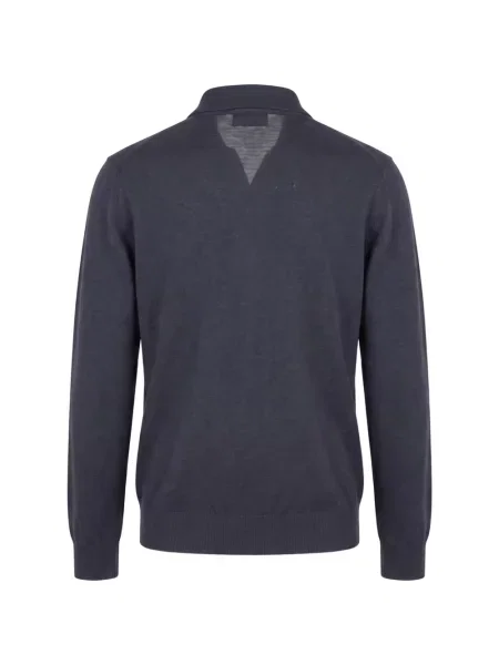 Lung tricou polo Altea albastru