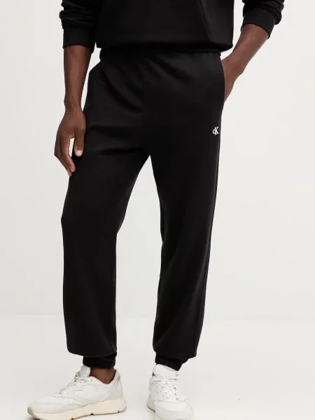 Дълго панталон Calvin Klein Jeans черно