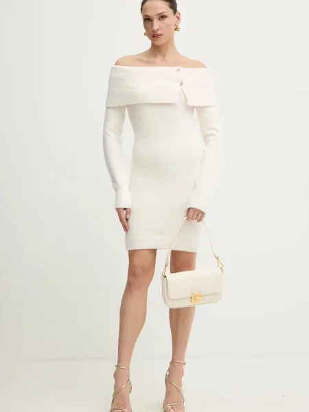 Сукня Morgan mini облягаюча RMBOGO бежевий