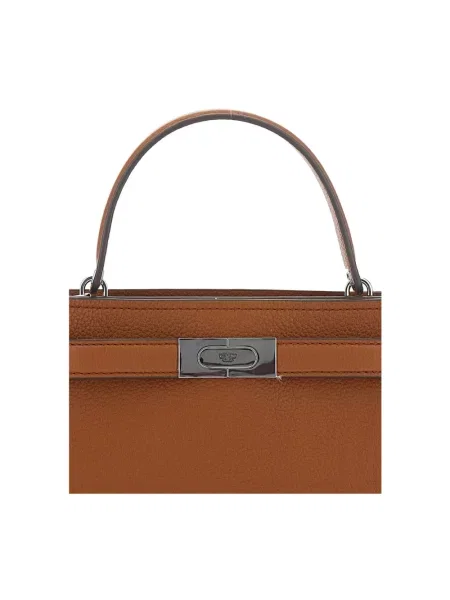 Torebka Tory Burch skórzana brązowa