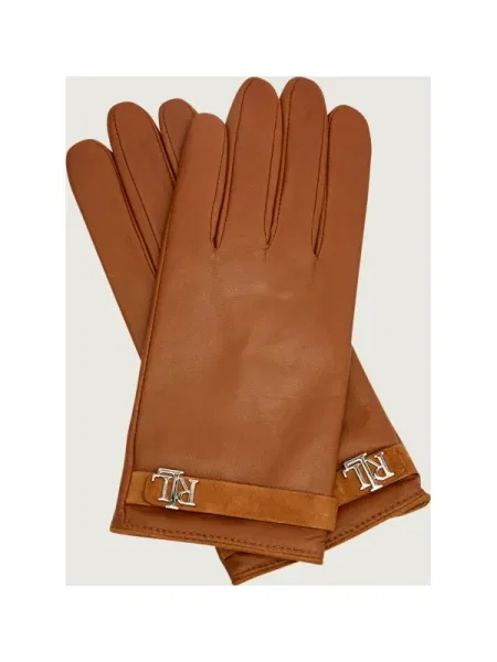 LAUREN RALPH LAUREN Mănuși de piele LOGOLTHR GLV