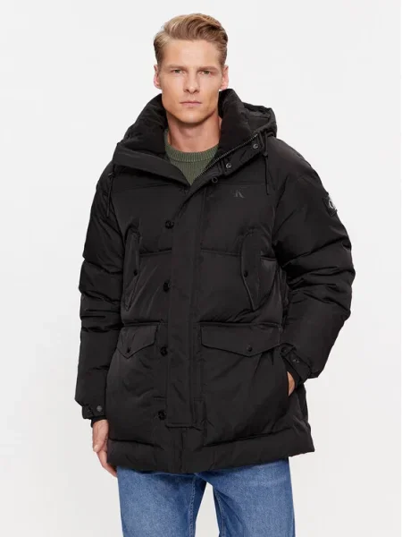 Calvin Klein Jeans Зимно яке черен
