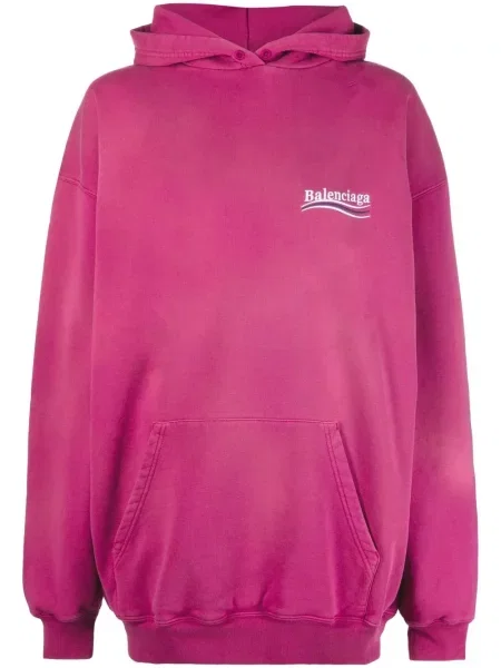 Hanorac cu glugă Balenciaga cu broderie