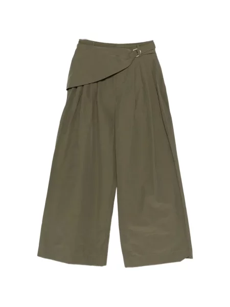 Spodnie Damson Madder drapowane zielone