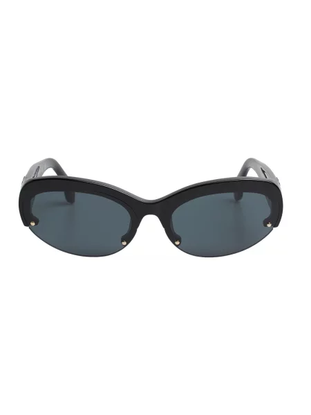 Palm Angels Akcesoria Kobieta ONE SIZE Oval Wrap Okulary czarny