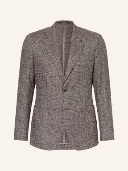 Windsor. Marynarka Giorno O Kroju Extra Slim Fit braun biała