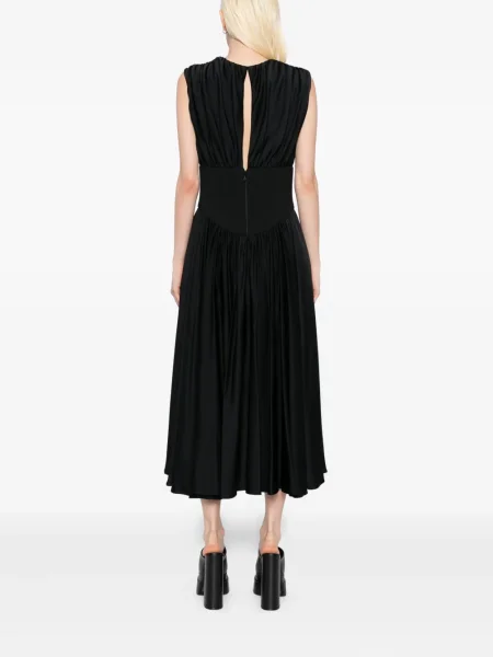 Rochie Amsale din crep de costum negru