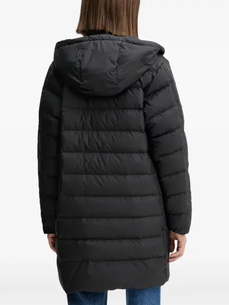 Pantaloni Adidas cu glugă cu dungi alergare negru