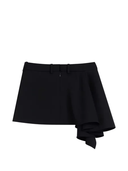 Fusta mini Givenchy cu volane asimetrică negru