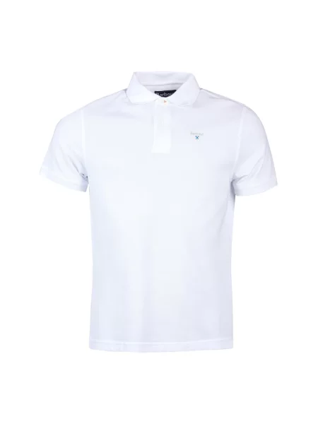 Koszulka polo Barbour z logo biała