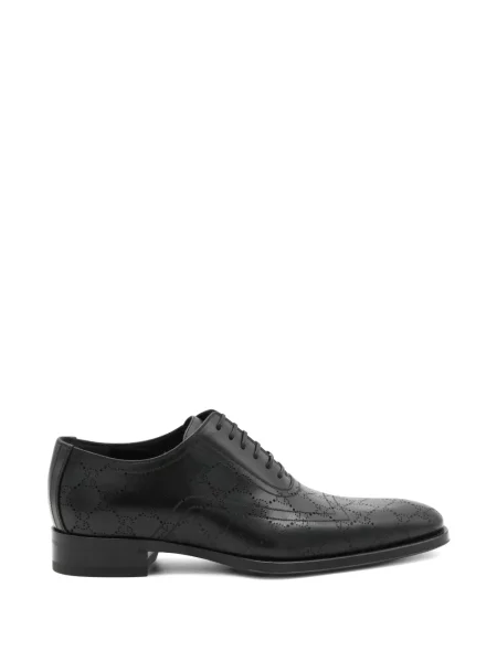 Pantofi Gucci cu șireturi din dantelă negru