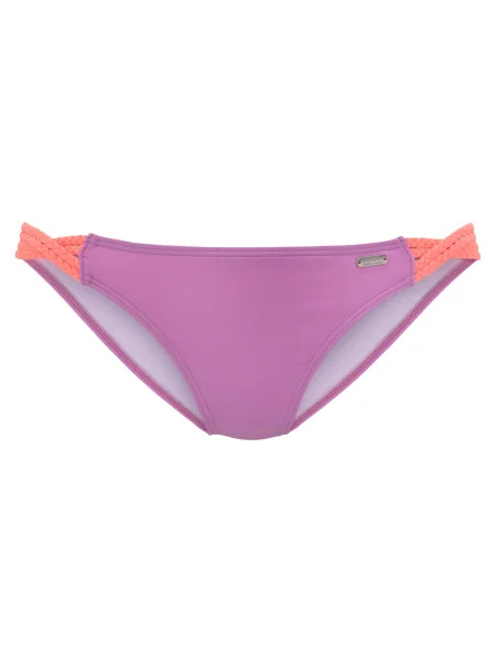 VENICE BEACH Slip costum de baie mov deschis / corai argintiu