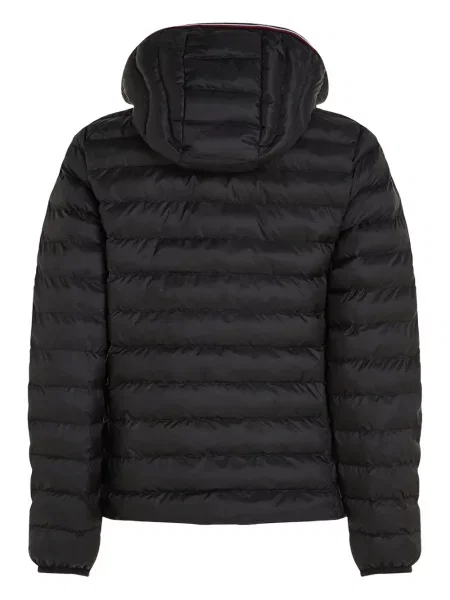 Geacă Tommy Hilfiger cu glugă negru