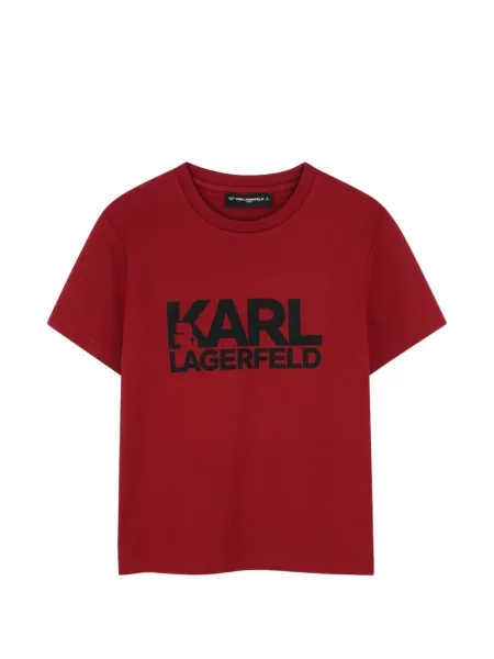 Koszulka dziecięca Karl Lagerfeld czerwona