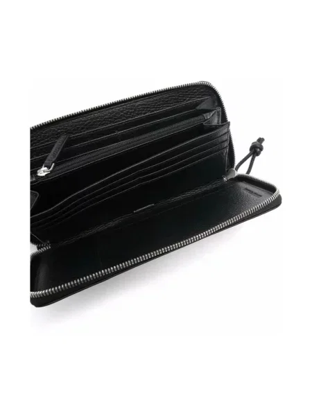 Portfel Emporio Armani skórzany czarny