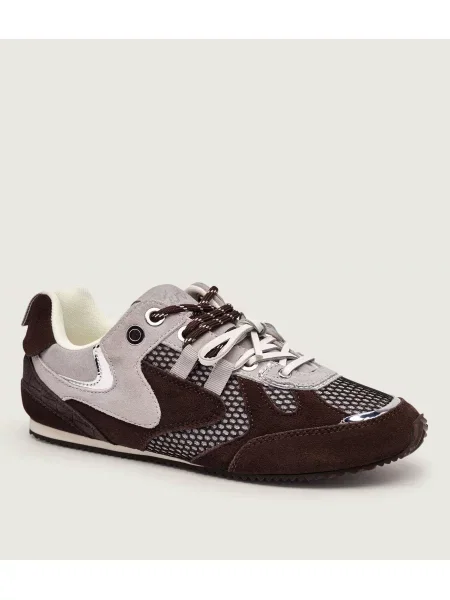 Kurt Geiger Sneakers K Slim Runner | piele întoarsă maro