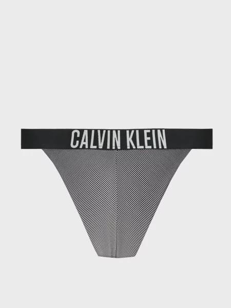 Бразилианы Calvin Klein в полоску черные