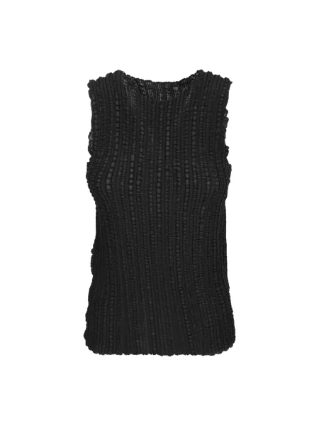 Top Issey Miyake plisowany czarny