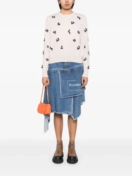 Cardigan Maison Kitsune roz