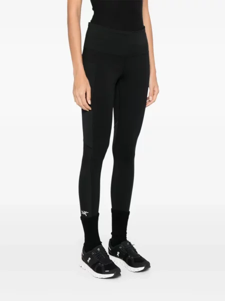 Pantaloni Arc'teryx cu talie înaltă negru