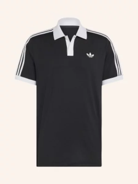 Adidas Originals Funkcyjna Koszulka Polo Classics schwarz biała