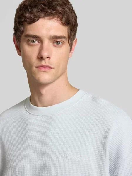 T-shirt o kroju oversized z fakturowanym wzorem Pegador