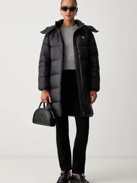 Calvin Klein Jeans Sveter melírovaná sivá