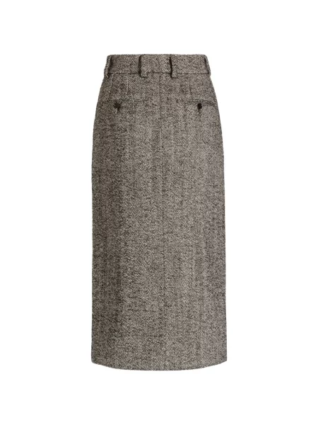 Fustă Dolce & Gabbana de lână gri