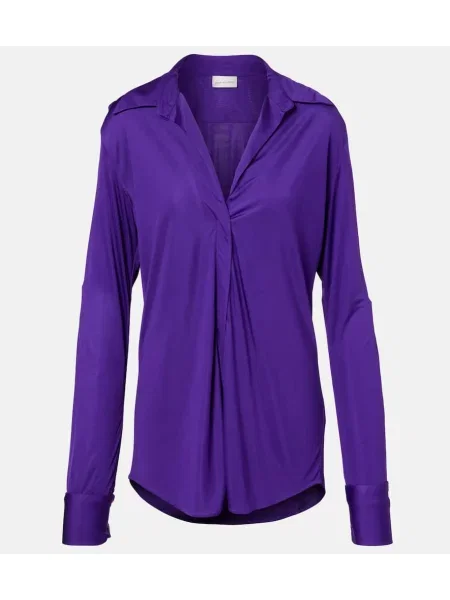 Bluză Dries Van Noten violet