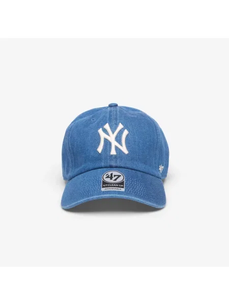 Дънкова шапка с козирка 47 brand MLB New York Yankees синьо
