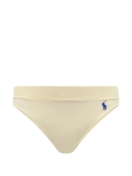 Cu centură tricou polo Polo Ralph Lauren cu legături alb